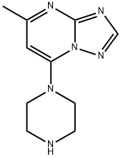 5-methyl-7-(1-piperazinyl)[1,2,4]triazolo[1,5-a]pyrimidine(SALTDATA: FREE),892253-50-8,结构式