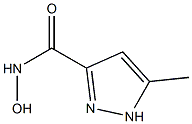 1H-Pyrazole-3-carboxamide,N-hydroxy-5-methyl-(9CI) Structure