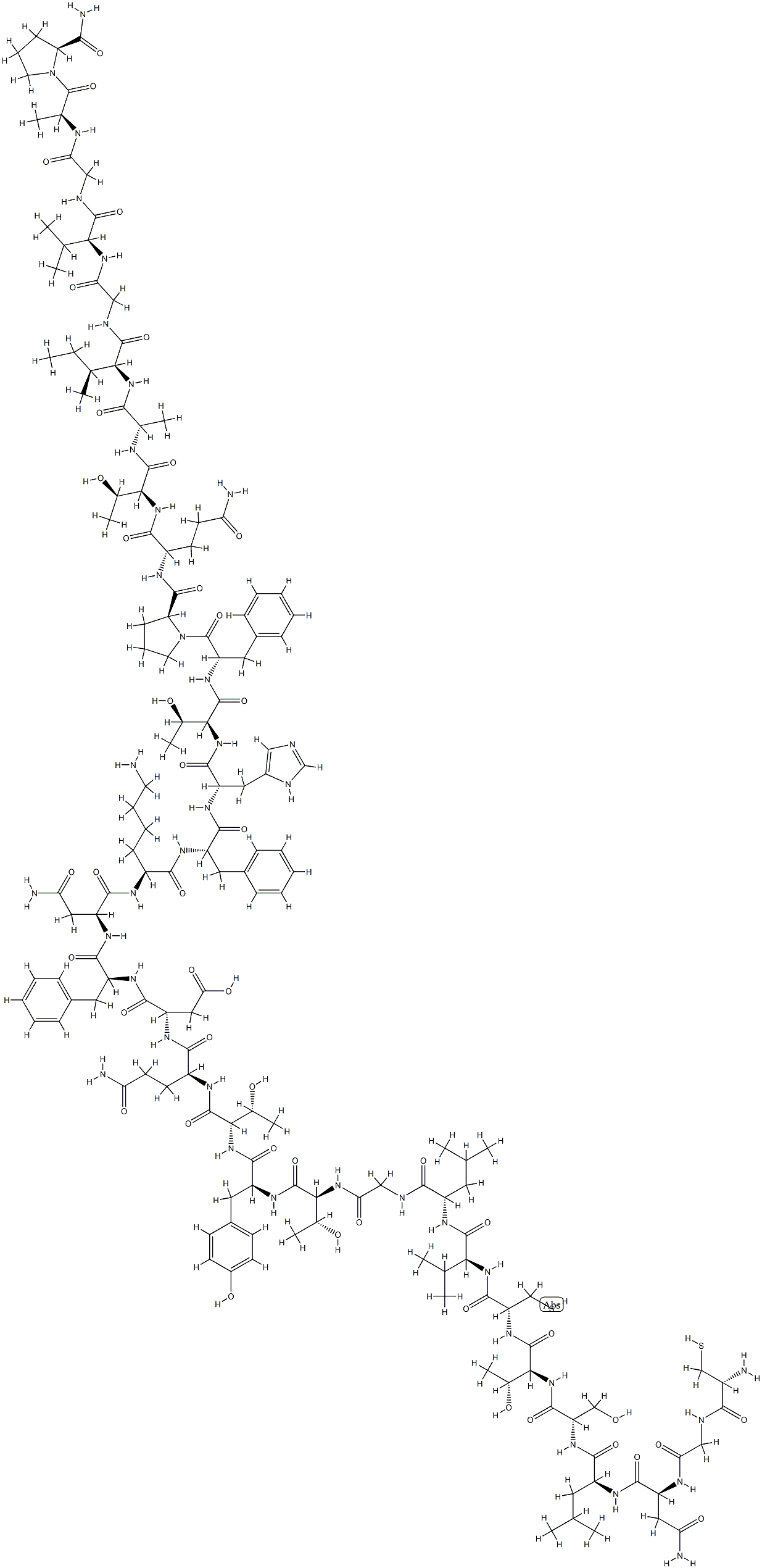 calcitonin, human, Val(8)- 化学構造式