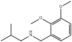 [(2,3-dimethoxyphenyl)methyl](2-methylpropyl)amine,893576-07-3,结构式