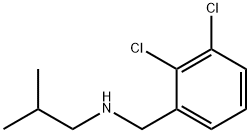 [(2,3-dichlorophenyl)methyl](2-methylpropyl)amine, 893589-69-0, 结构式