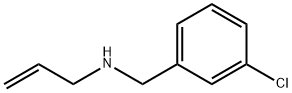 [(3-chlorophenyl)methyl](prop-2-en-1-yl)amine, 893591-54-3, 结构式