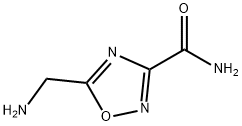 5-(aminomethyl)-1,2,4-oxadiazole-3-carboxamide(SALTDATA: 0.77HCl 0.2H2O 0.01Ph3PO) Structure