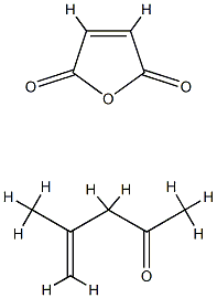 4-methyl-2-pentenoyl maleic anhydride copolymer Structure