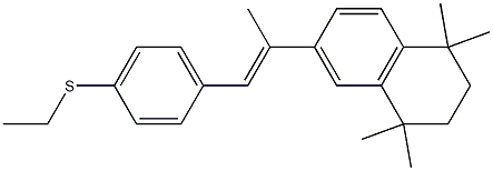 AROTINOIDETHYLSULPHIDE 结构式