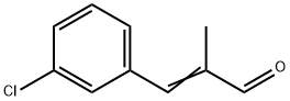 2-Propenal, 3-(3-chlorophenyl)-2-Methyl- 化学構造式