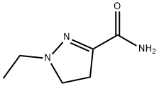 2-Pyrazoline-3-carboxamide,1-ethyl-(7CI),89531-97-5,结构式