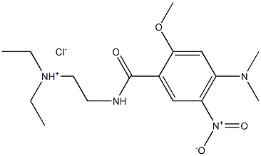 N-[2-(Diethylamino)ethyl]-4-(dimethylamino)-2-methoxy-5-nitrobenzaminde chlorohydrate|