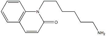 2(1H)-Quinolinone,1-(6-aminohexyl)-(9CI) 化学構造式