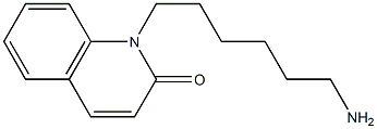 2(1H)-Quinolinone,1-(6-aminohexyl)-(9CI) Structure