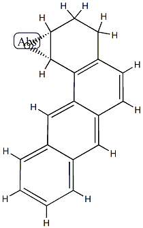 [1S,(-)]-1,2,3,4-Tetrahydro-1α,2α-epoxybenzo[a]anthracene Structure