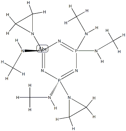 Brn 6489649|反式-2,4-二(1-氮丙啶基)-2,2,4,4,6,6-六氢-2,4,6,6-四(甲基氨基)-1,3,5,2,4,6-三氮杂三磷杂苯