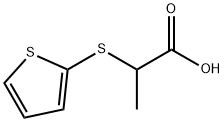 2-(thiophen-2-ylthio)propanoic acid(WXC09523) Struktur
