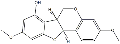 [6aS,(+)]-6aβ,11aβ-Dihydro-3,9-dimethoxy-6H-benzofuro[3,2-c][1]benzopyran-7-ol|