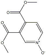 3,4-Pyridinedicarboxylic acid, 3,4-dimethyl ester, 1-oxide Structure