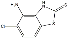 2-Benzothiazolethiol,4-amino-5-chloro-(7CI) 结构式