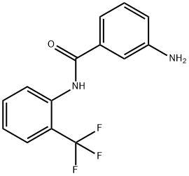 3-amino-N-[2-(trifluoromethyl)phenyl]benzamide Structure