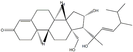 (20ξ,22E,24ξ)-16β,18,20-Trihydroxy-24-methyl-4,22-cholestadien-3-one|