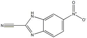 1H-Benzimidazole-2-carbonitrile,6-nitro-(9CI),89843-50-5,结构式