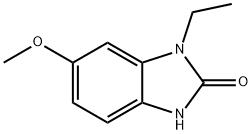 2H-Benzimidazol-2-one,1-ethyl-1,3-dihydro-6-methoxy-(9CI) 结构式