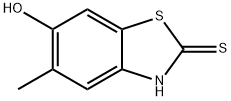 6-Benzothiazolol,2-mercapto-5-methyl-(7CI) 结构式