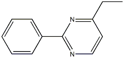 Pyrimidine, 4-ethyl-2-phenyl- (6CI,9CI) Structure