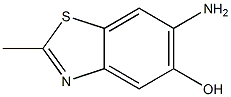 5-Benzothiazolol,6-amino-2-methyl-(7CI),89976-71-6,结构式