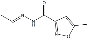 3-Isoxazolecarboxylicacid,5-methyl-,ethylidenehydrazide(6CI,7CI) Structure