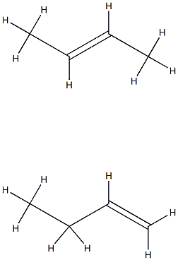 ポリブテン（水添ポリブテンを含む） 化学構造式