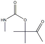 Carbamic acid, methyl-, ester with 3-hydroxy-3-methyl-2-butanone (7CI) 化学構造式