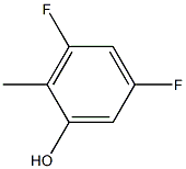 3,5-difluoro-2-methylphenol Structure