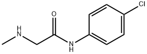 N-(4-氯苯基)-2-(甲氨基)乙酰胺, 900641-68-1, 结构式