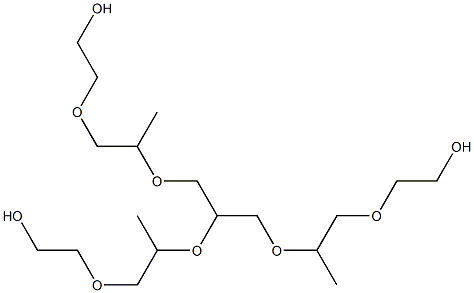 Polyoxyalkylene adduct of glycerol Struktur