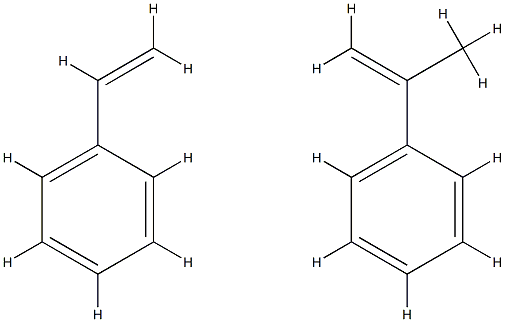 POLY(STYRENE-CO-ALPHA-METHYLSTYRENE) Struktur
