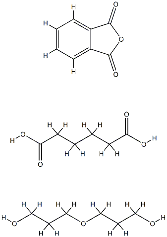 Hexanedioic acid, polymer with 1,3-isobenzofurandione and oxybis[propanol],9011-80-7,结构式