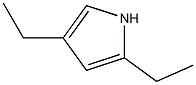 1H-Pyrrole,2,4-diethyl-(9CI) Struktur