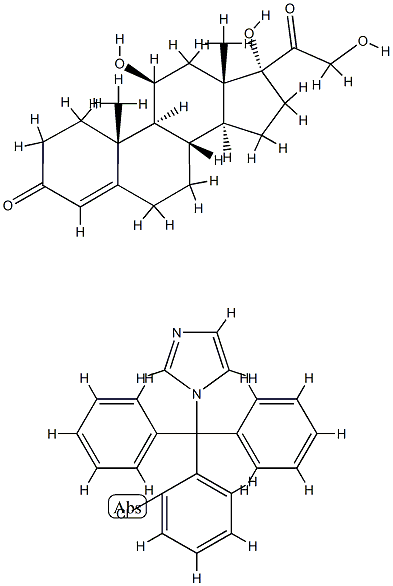 clotrimazole-hydrocortisone Struktur
