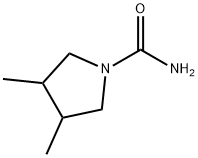 1-Pyrrolidinecarboxamide,3,4-dimethyl-(9CI) Struktur