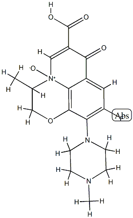 ofloxacin N-oxide,90318-77-7,结构式