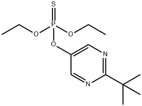 diethoxy-sulfanylidene-(2-tert-butylpyrimidin-5-yl)oxy-phosphorane 结构式