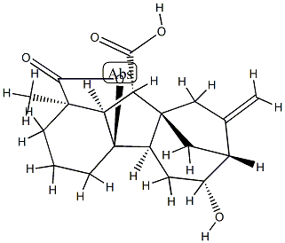 90364-70-8 4aα,6β-Dihydroxy-1-methyl-8-methylenegibbane-1α,10β-dicarboxylic acid 1,4a-lactone