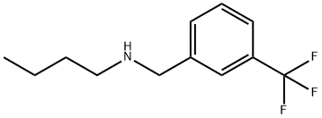 ブチル({[3-(トリフルオロメチル)フェニル]メチル})アミン 化学構造式