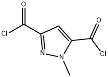 1H-피라졸-3,5-디카르보닐디클로라이드,1-메틸-(9CI)