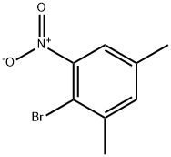 2-bromo-1,5-dimethyl-3-nitrobenzene 化学構造式