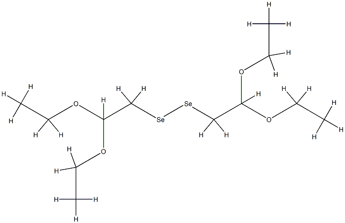 2-(2,2-diethoxyethylselanylselanyl)-1,1-diethoxy-ethane,90466-79-8,结构式