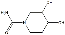 1-Piperidinecarboxamide,3,4-dihydroxy-(7CI) Structure