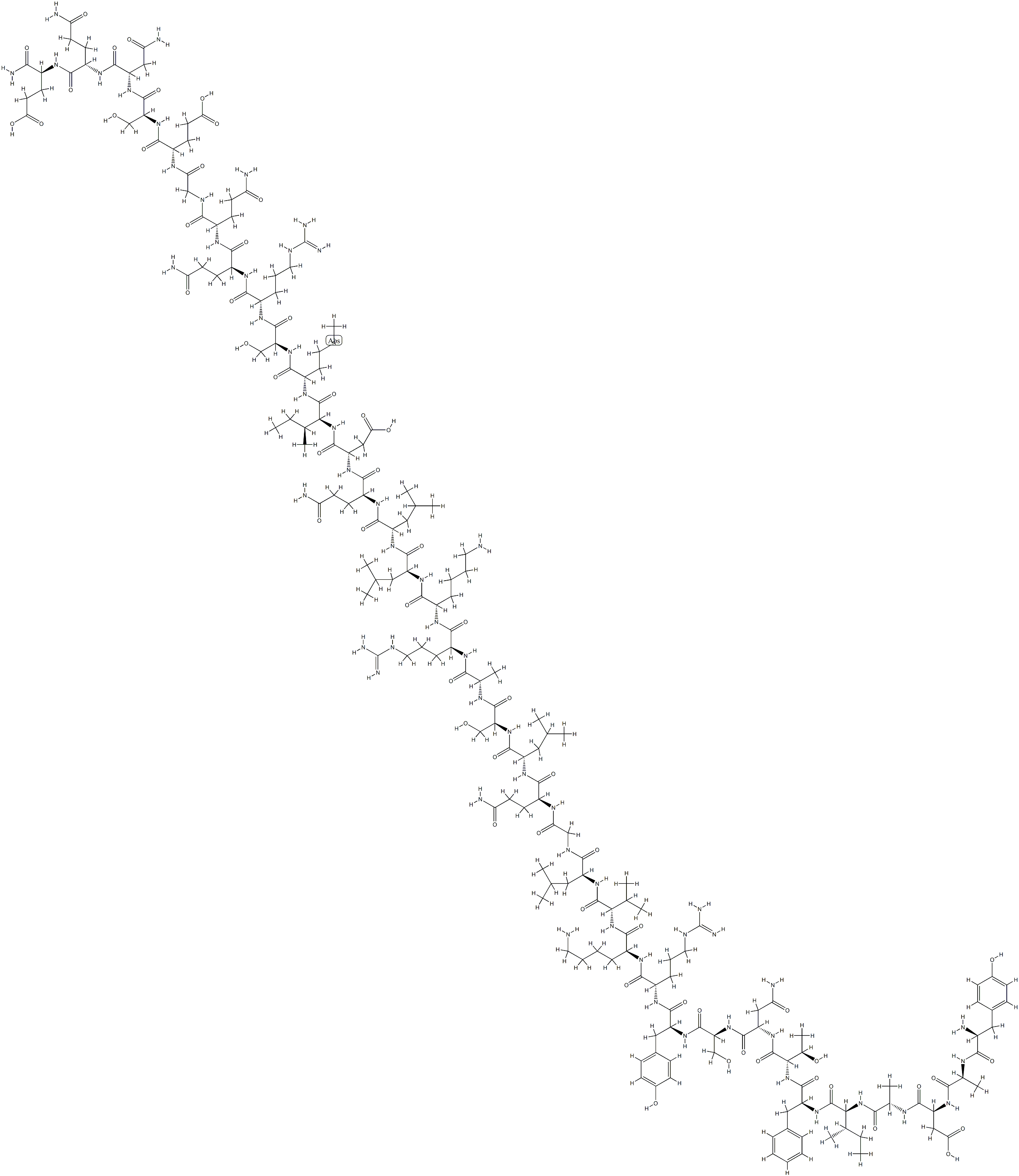 somatotropin releasing hormone (1-37)amide Structure