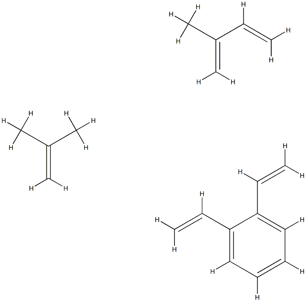 Benzene, diethenyl-, polymer with 2-methyl-1,3-butadiene and 2-methyl-1-propene|二乙烯基苯与2-甲基-1,3-丁二烯和2-甲基丙烯的聚合物