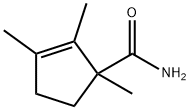 2-Cyclopentene-1-carboxamide,1,2,3-trimethyl-(7CI) Struktur