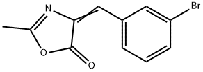 5(4H)-Oxazolone, 4-[(3-broMophenyl)Methylene]-2-Methyl- Structure